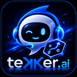 tekker.ai robot coach logo